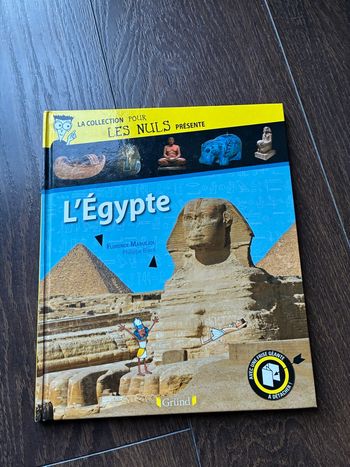 Livre la collection pour les nuls présente l’Égypte 