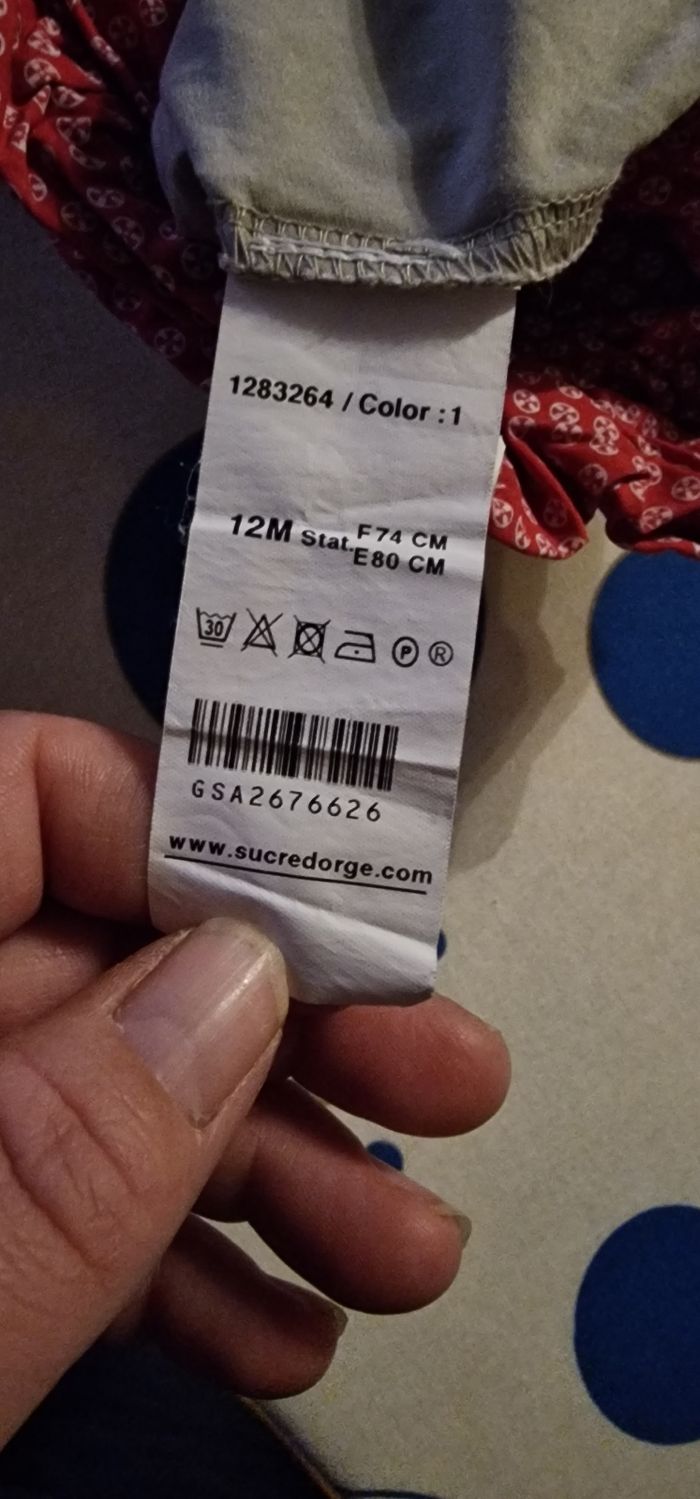 Robe sucre d orge 12mois - photo numéro 4