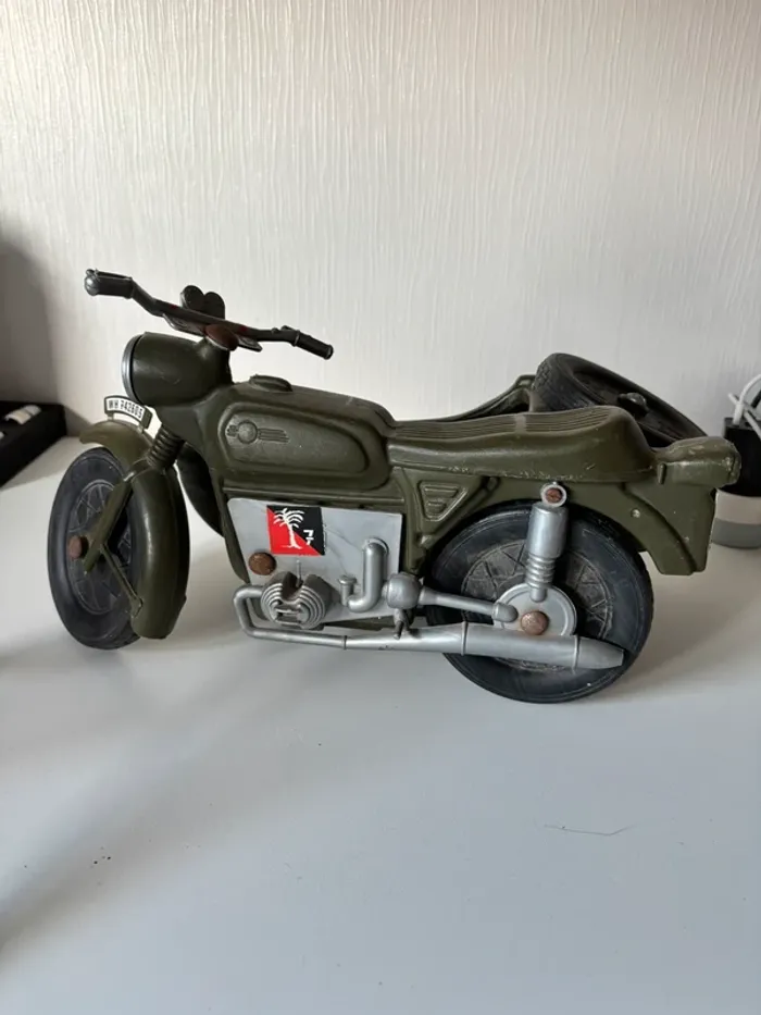 Véhicule cherliea Sidecar moto pour figurine action Joe Hasbro , Big Jim
