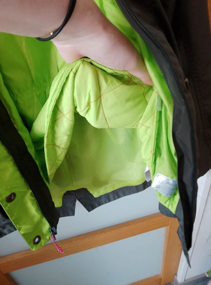 Manteau Veste longue doublée à capuche - Fille 10 ans - photo numéro 9