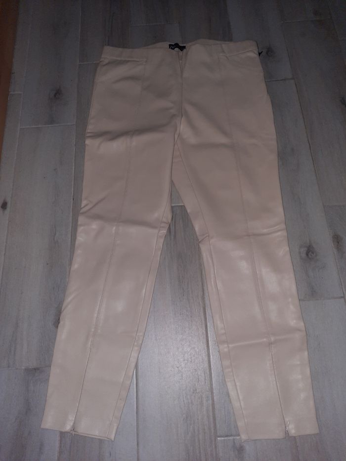 Pantalon cuire zara - photo numéro 4