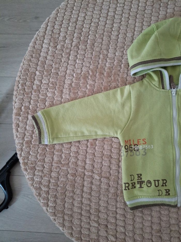 Gilet zippé 12mois - photo numéro 2