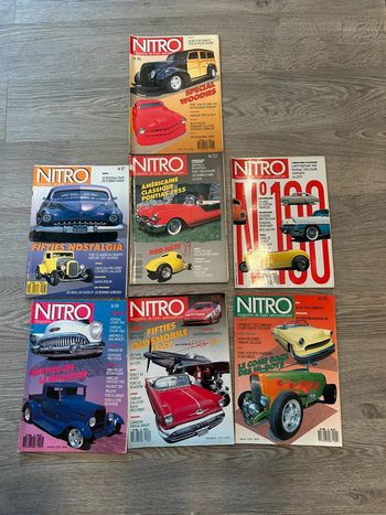 Lot 7 magazines Vintage Nitro Ancien