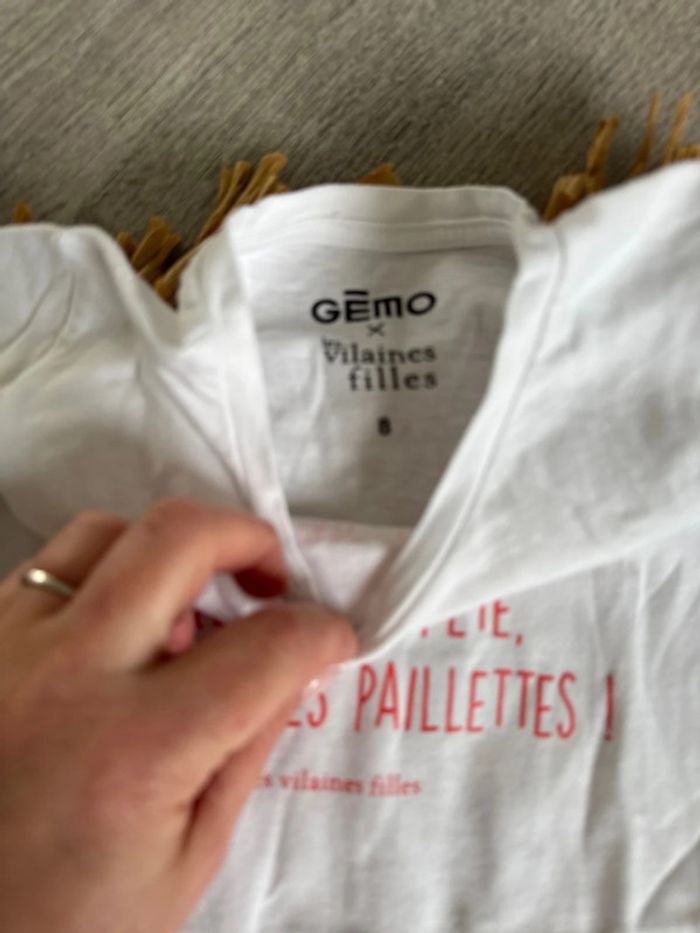 T shirt été gemo 8 ans fille - photo numéro 2