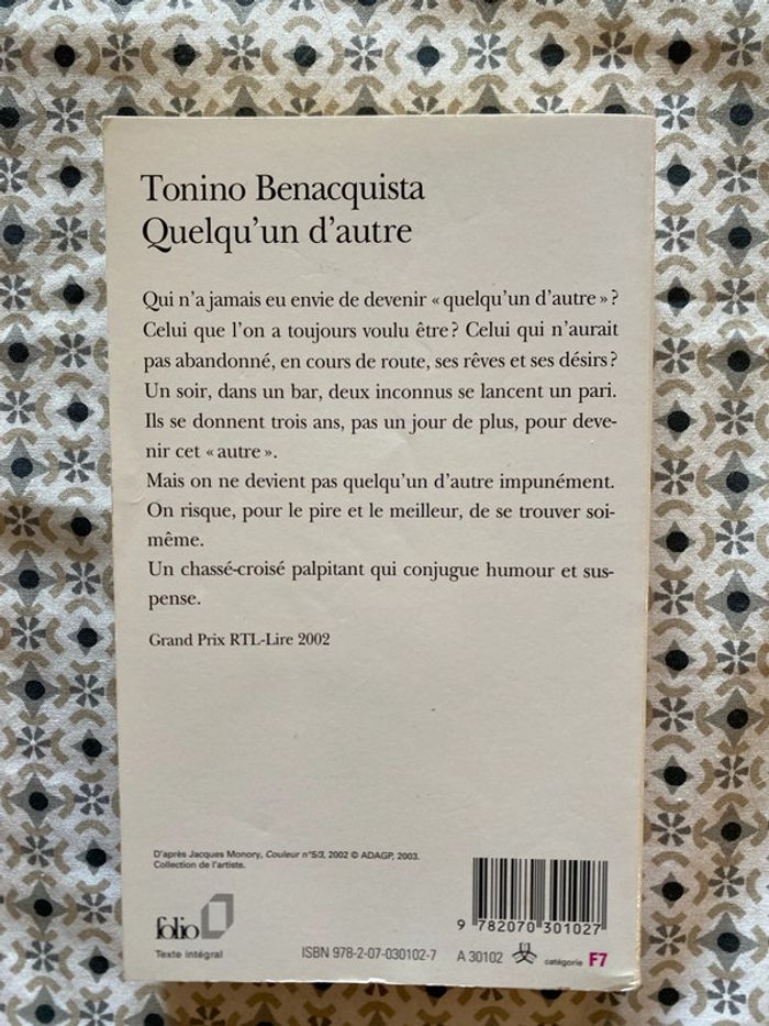 Quelqu’un d’autre de Tonino Benacquista - photo numéro 2