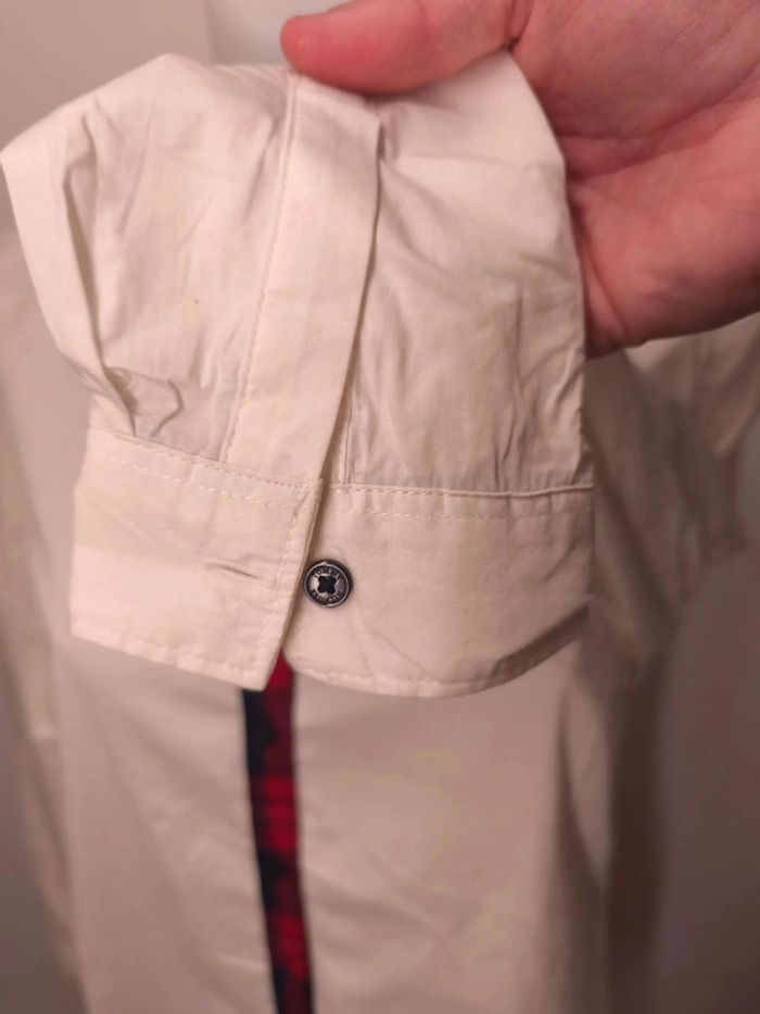 Chemise Tommy Hilfiger Femme Taille M Blanc-Rouge - photo numéro 8