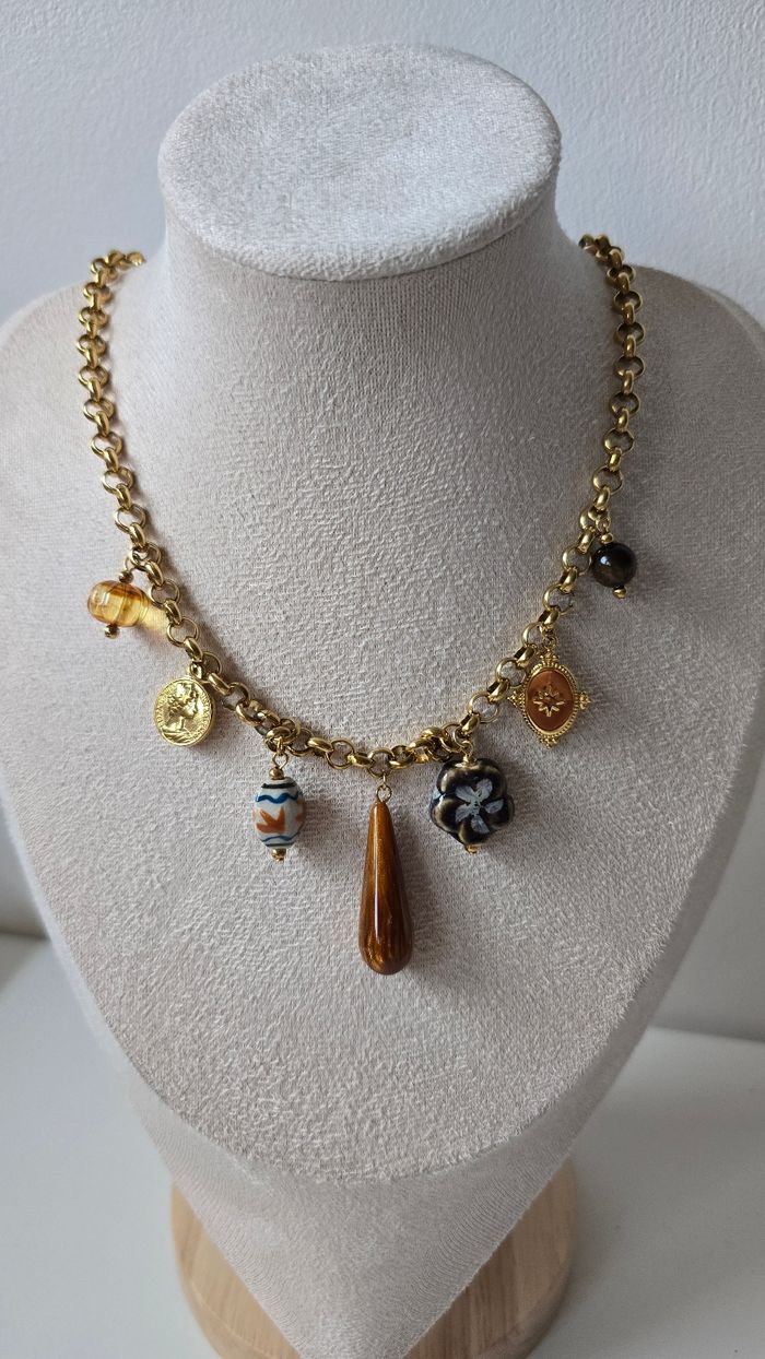 Collier en acier inoxydable neuf