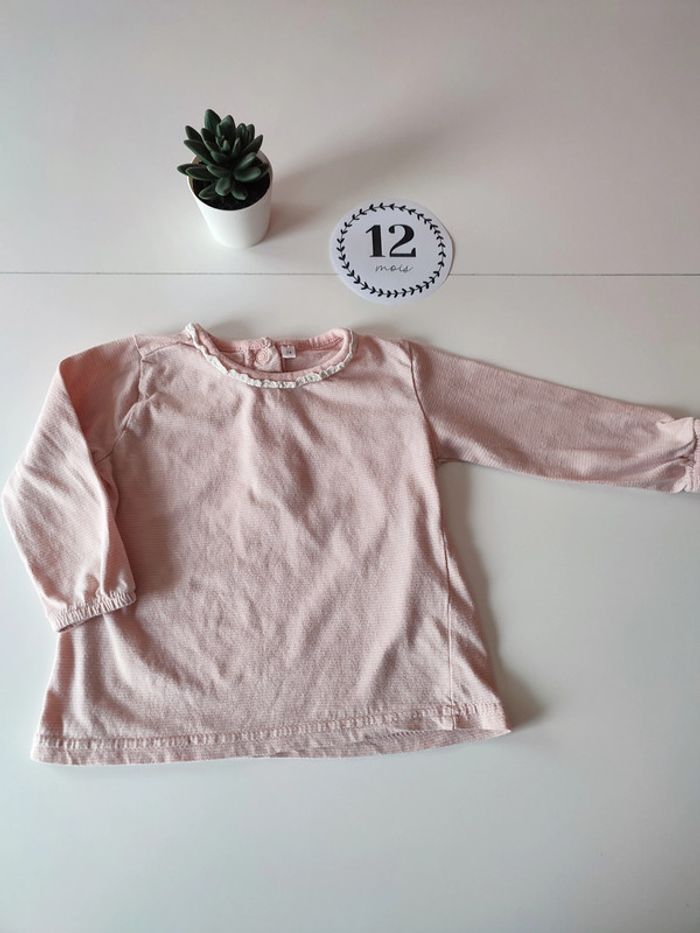 Lot de 3 tee-shirts manches longues –12 mois - photo numéro 5