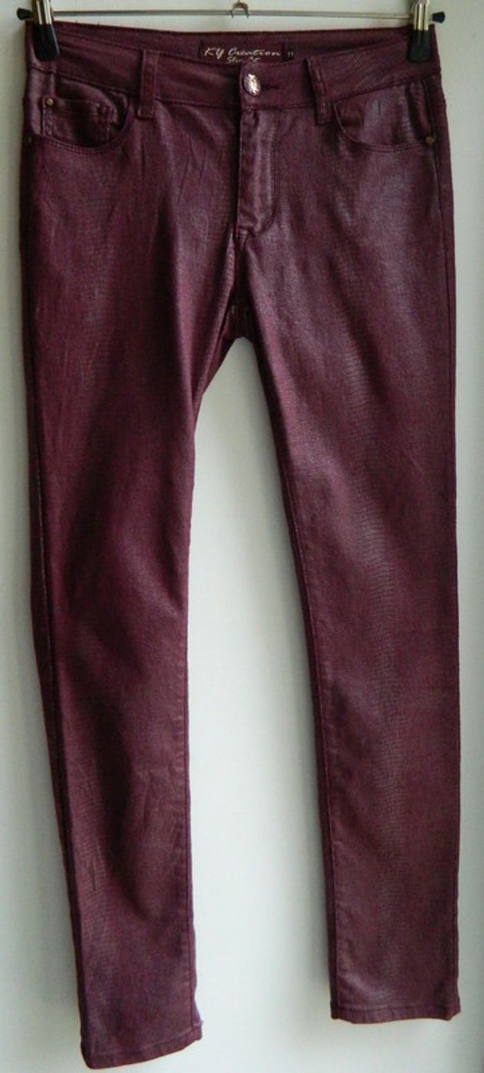 Pantalon coupe slim fit "KY" T 1