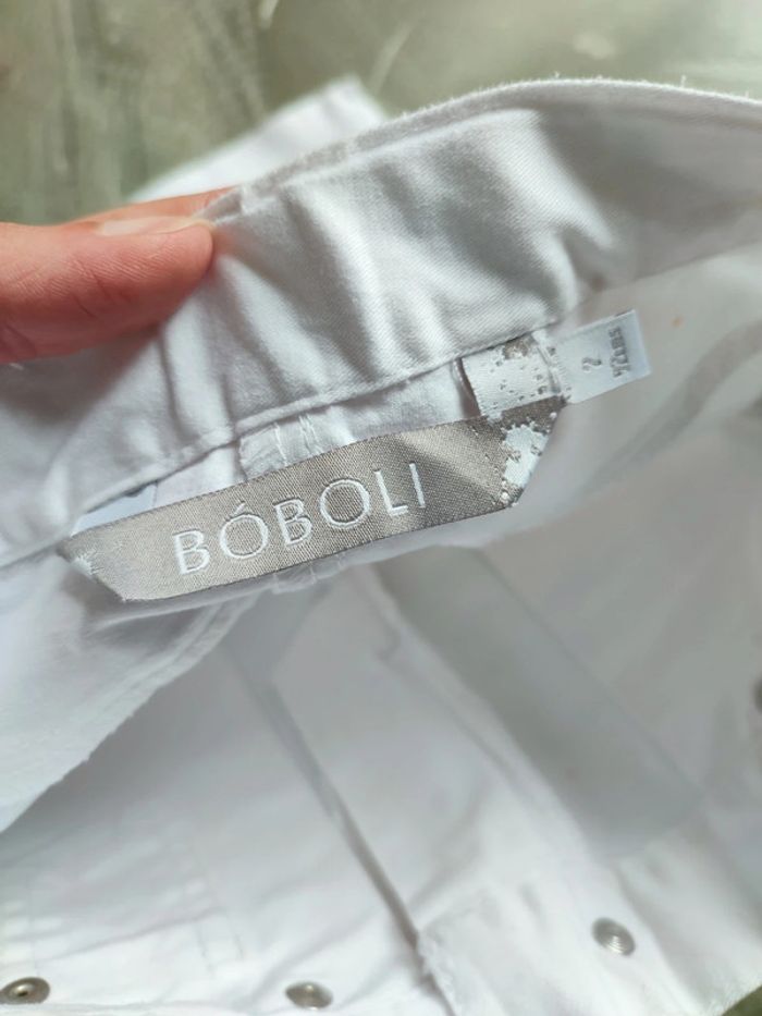 Pantacourt blanc 2 ans boboli - photo numéro 3