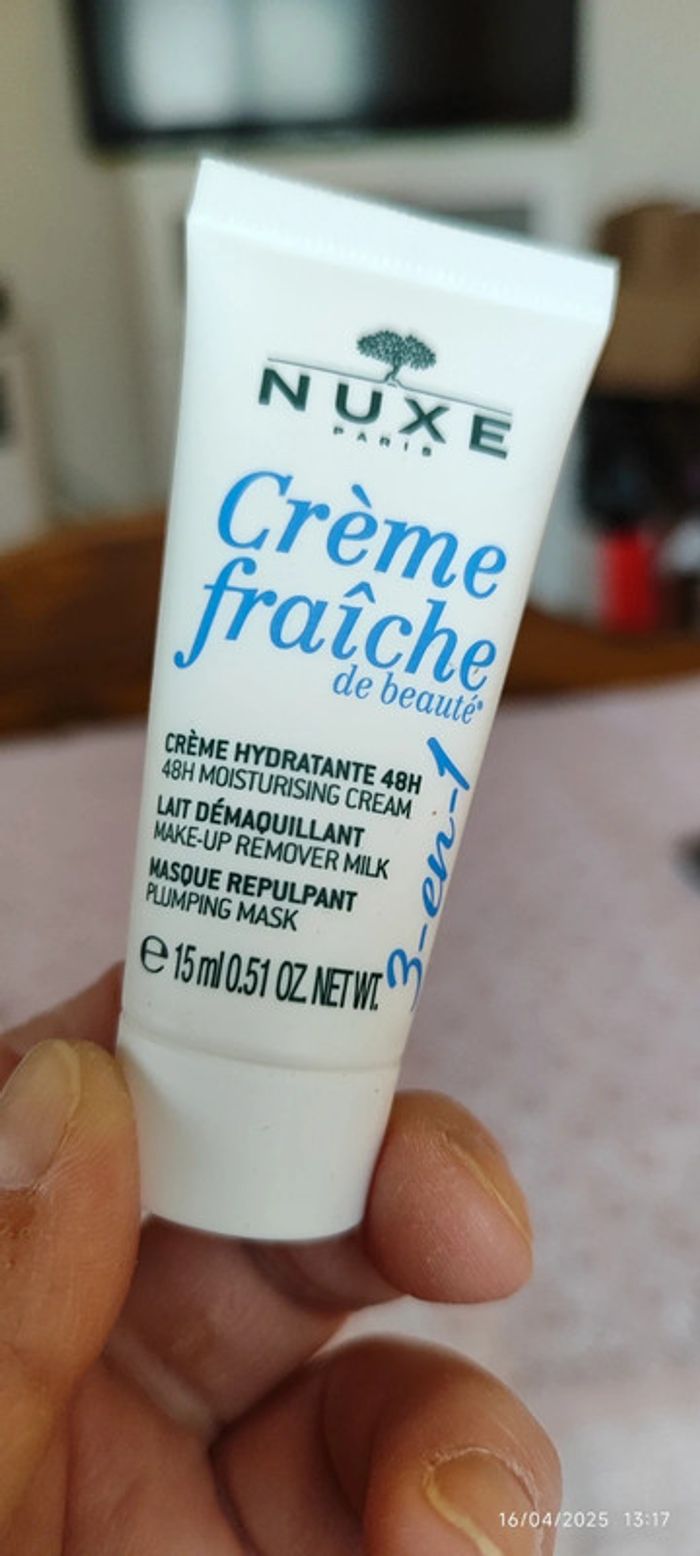 Nuxe Crème Fraîche De Beauté 15ml Crème Hydratante 48h