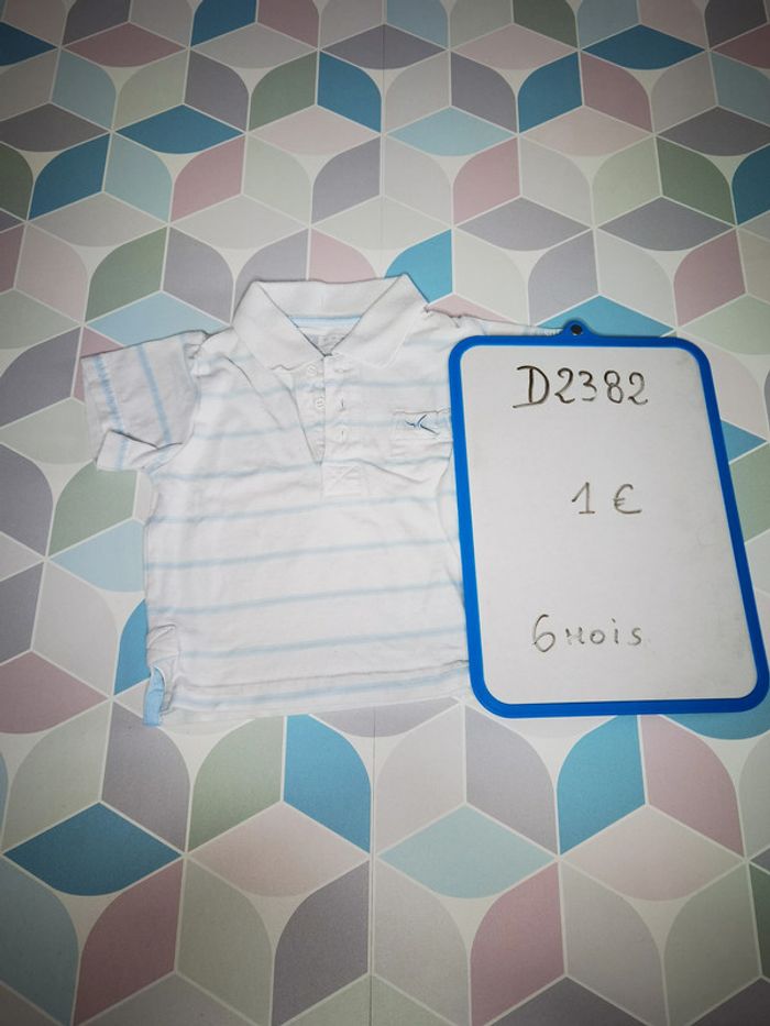 D2382 - polo garçon 6 mois - photo numéro 3