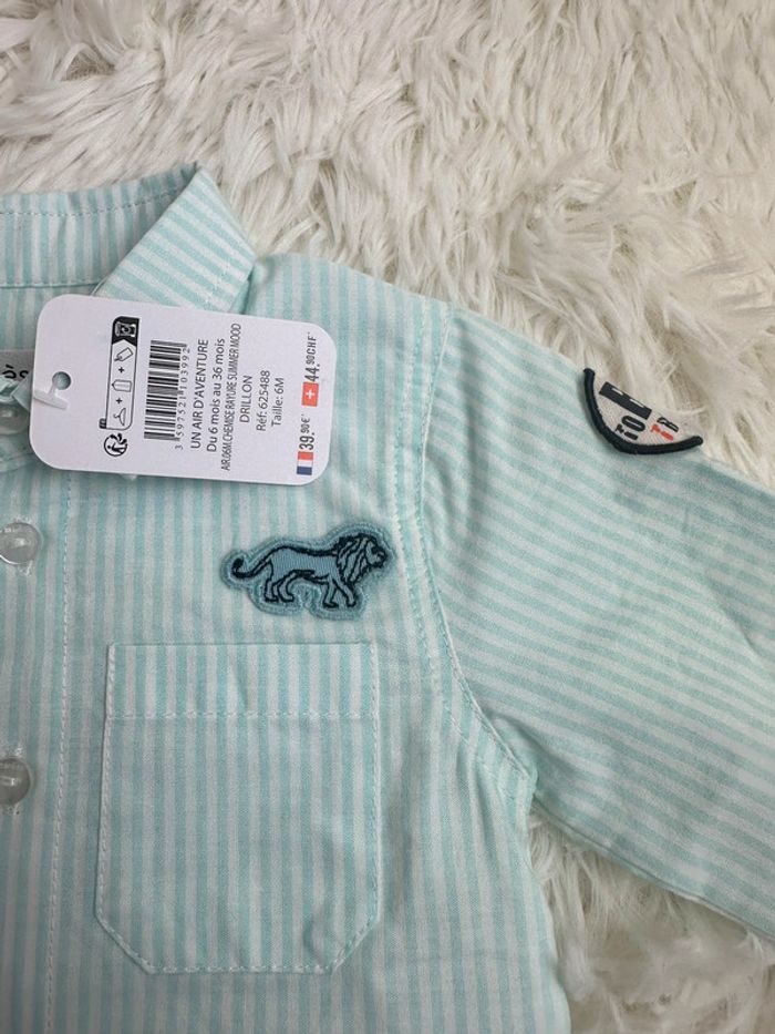 Chemise manches longues Marese taille 6 mois - photo numéro 2