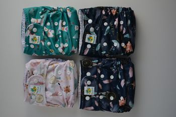 Lot de 4 couches lavables évolutives Doodush