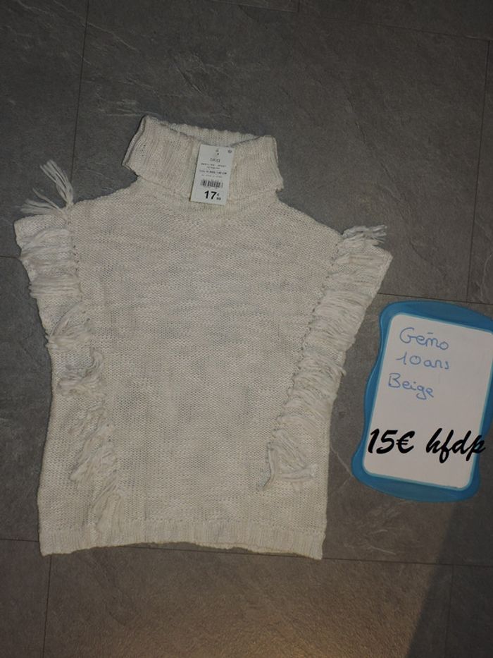 pull sans manche gémo 10 ans