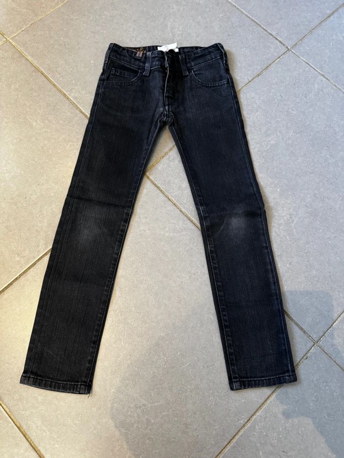 Jean / Pantalon - Bonpoint - Notify / Cerise - Noir & marron - 6 ans W