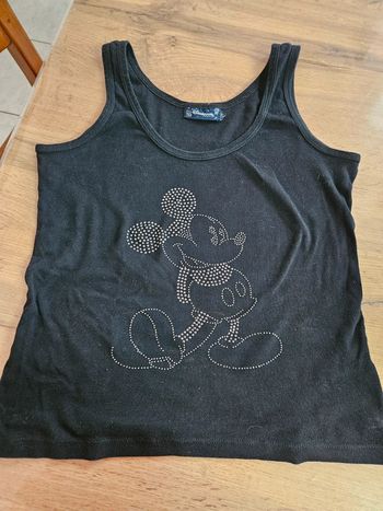 Débardeur noir mickey disneyland S