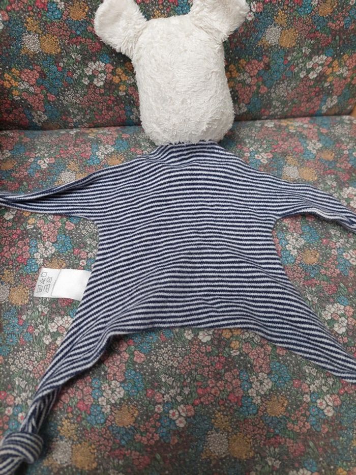 #4 Doudou mouchoir hippopotame Topo mini - photo numéro 4
