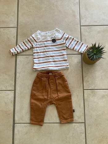 Ensemble garçon taille 6 mois