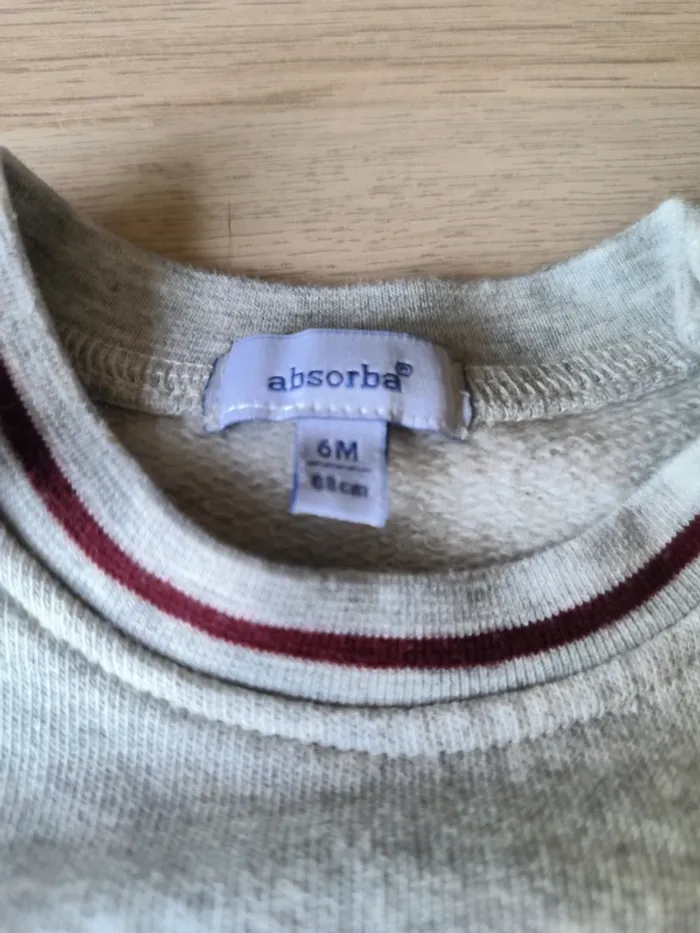Lot tee-shirt manches longues 6 mois - photo numéro 6