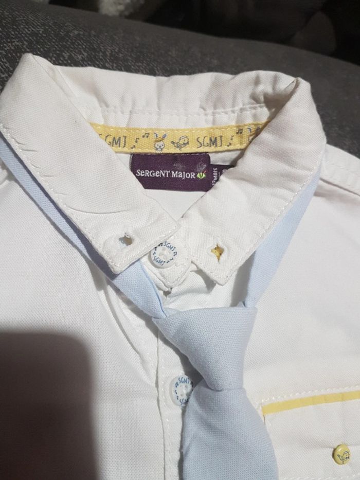 Chemisette avec cravate sergent major 1 an - photo numéro 5
