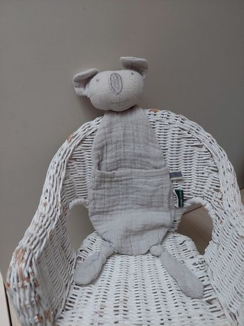 Les rêves d'Anais - doudou lange gris koala 🐨