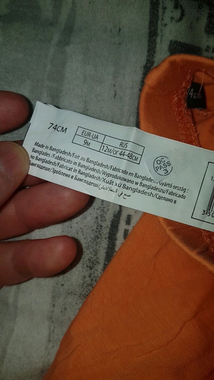 Short 9-12mois 74cm auchan - photo numéro 3