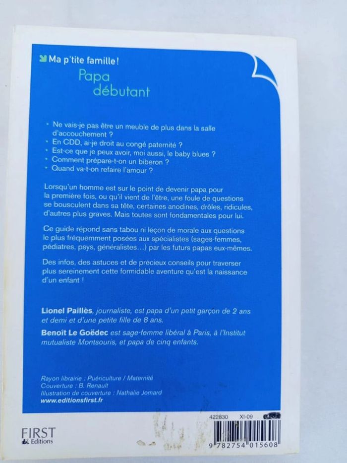 Livre Papa débutant Le guide que tous les jeunes pères attendaient First édition - photo numéro 2