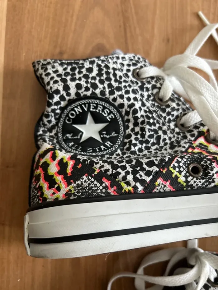 Baskets converse neuves en 38 imprimé serpent - photo numéro 3