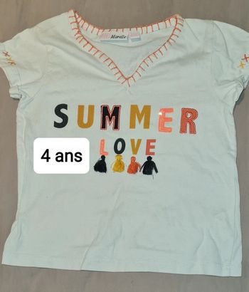 T-shirt 4 ans