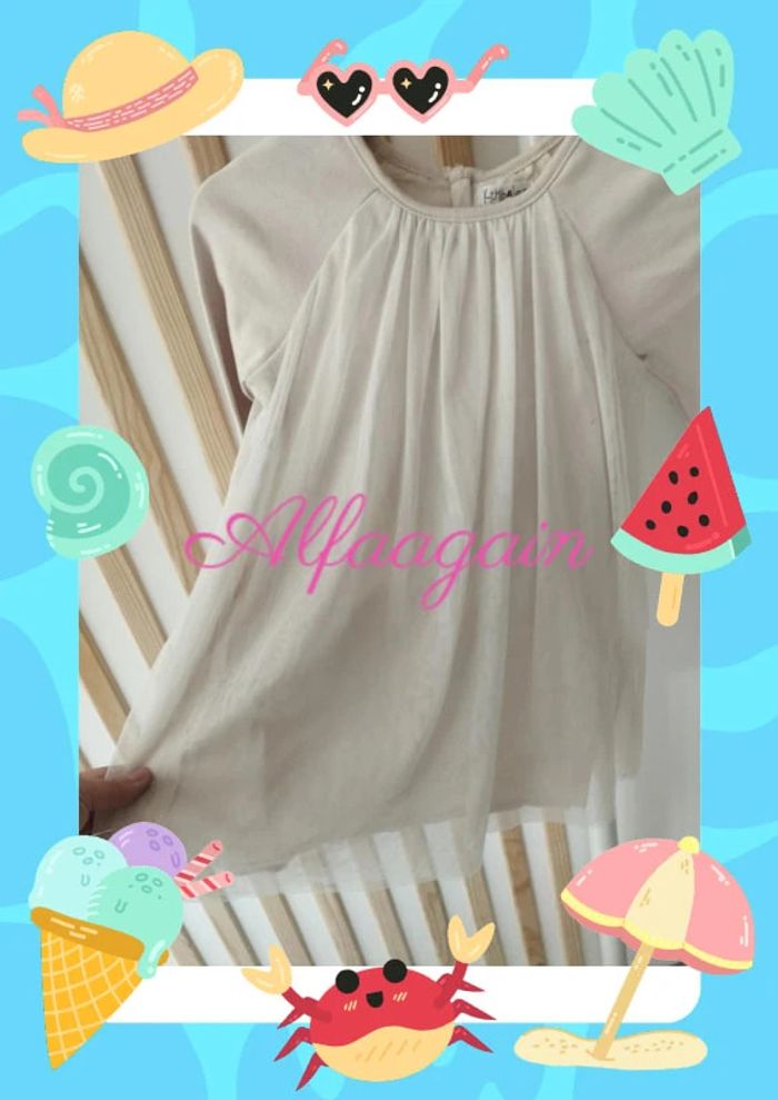 Robe beige kimbaloo neuve 36mois - photo numéro 2