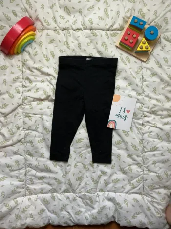 legging long noir 18 mois pat et ripaton