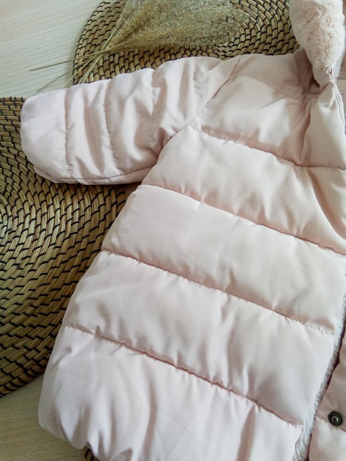 Doudoune rose matelassée à capuche Vert Baudet - photo numéro 5