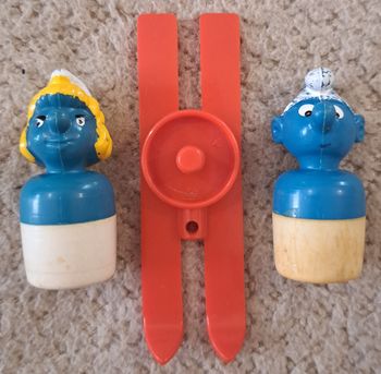 🪆 Lot de 2 figurines vintage Schtroumpf