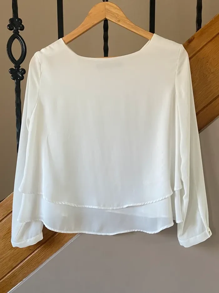 Blouse blanche Zara - photo numéro 3