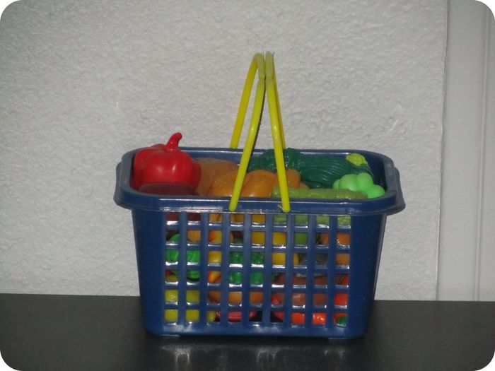 🧩 Panier + aliments dinette 🧩