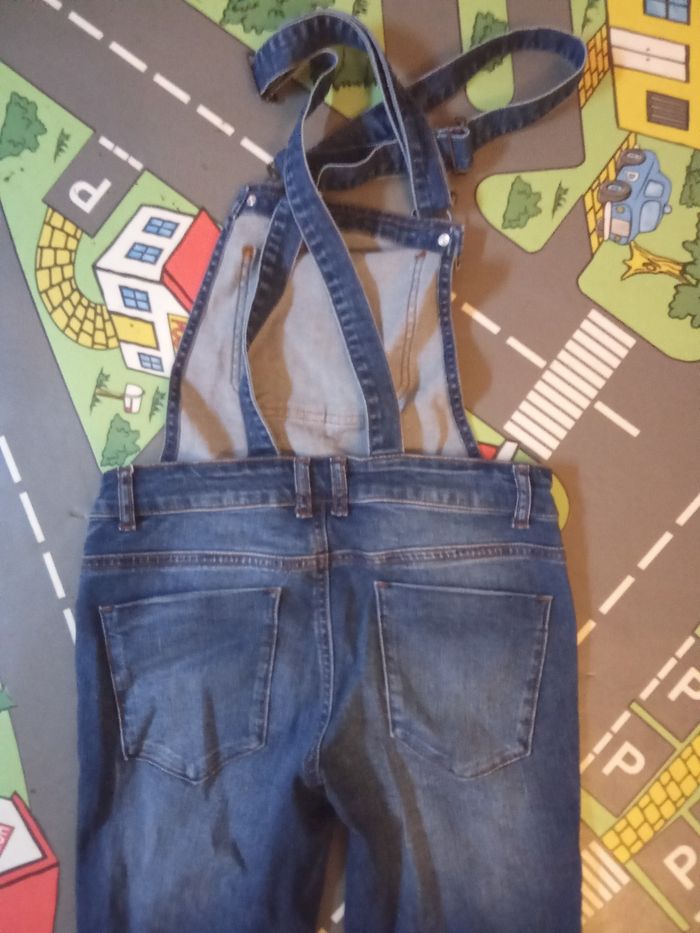 Salopette en jean femme marque kiabi taille 36 ou S slim - photo numéro 5