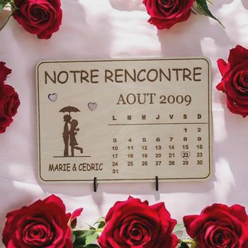 Pancarte "notre rencontre"