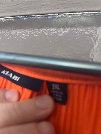 Robe orange Kiabi