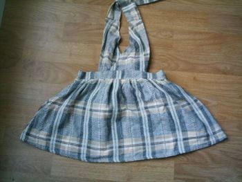 Robe bébé 18 mois à bretelles multicolore TBE