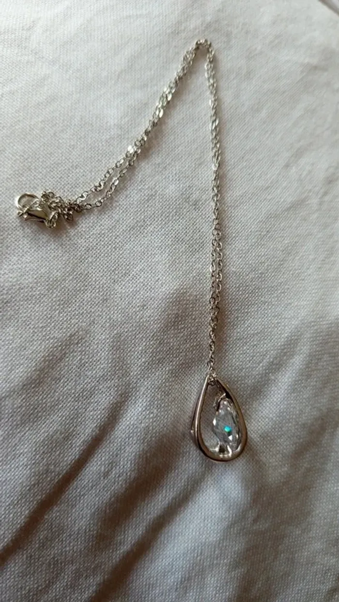 Collier Chic🔸faux diamant - photo numéro 3