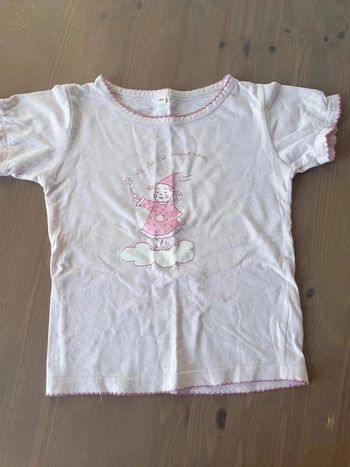 Tshirt de pyjama 5 ans La Fée Des beaux rêves rose pale