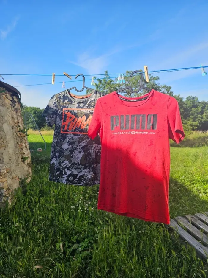 2 tee shirt puma garçon 11 12 ans + 1 gratuit - photo numéro 16