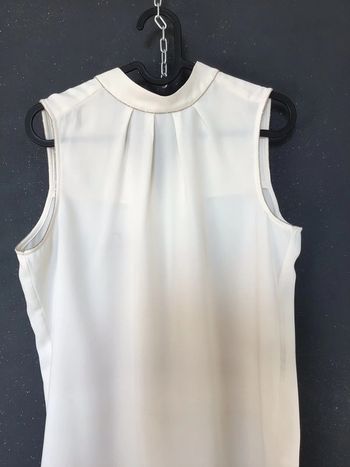 Chemisier blouse à détail argenté