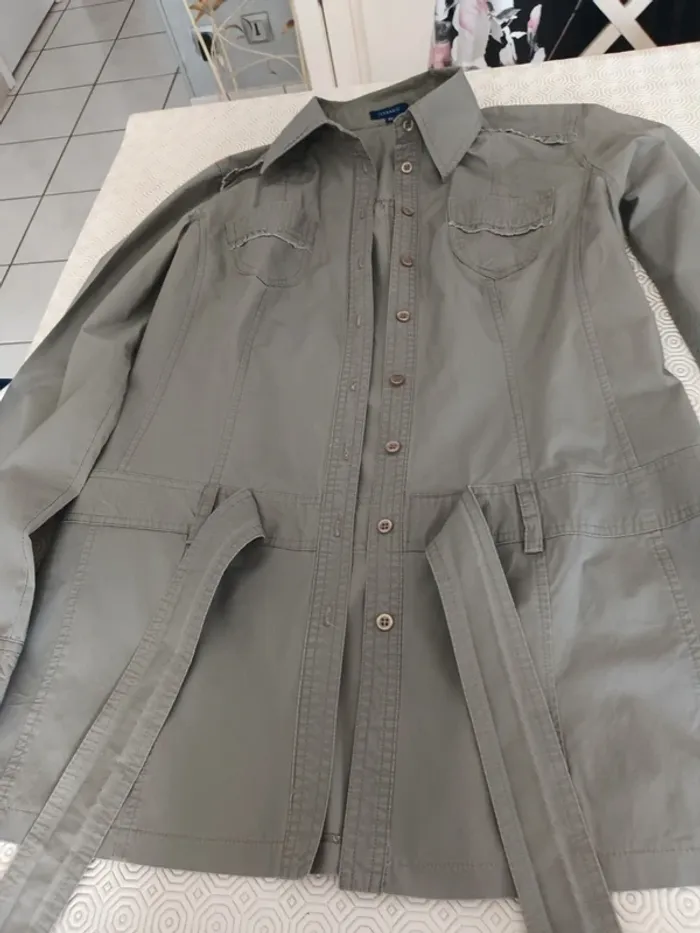 Veste légère Tex taille 40 vert kaki
