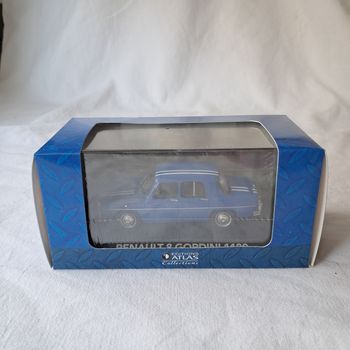 Voiture la Renault 8 Gordini 1100 bleue de mon père 1/43 Editions Atlas Neuve sous blister