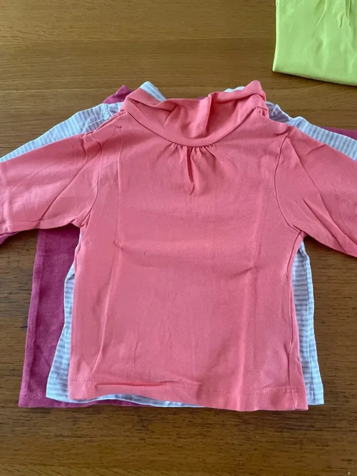 6 t-shirt manches Longues fille 6 mois - photo numéro 4