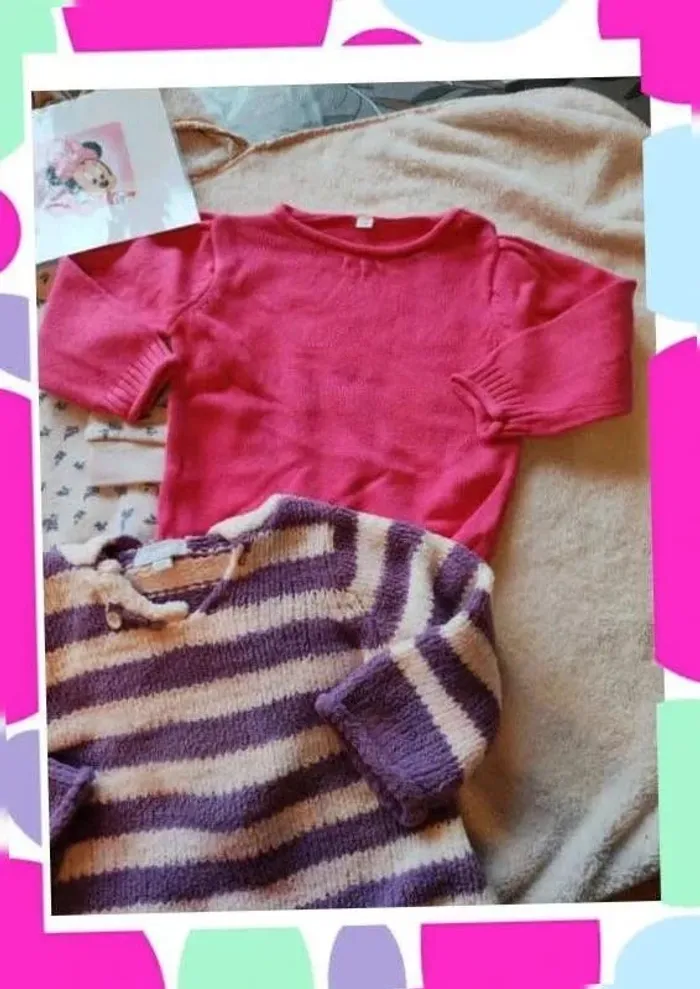 Lot de 3 pulls taille 18 mois - photo numéro 3