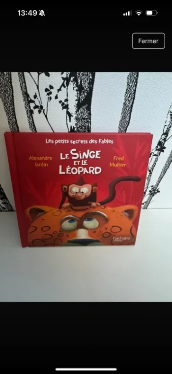 Livre McDo le singe et le léopard