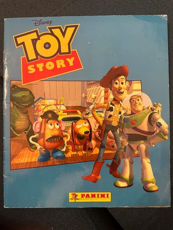 1995 Album Panini complet Disney Toy Story Woody Buzz l’éclair livre stickers autocollants vintage